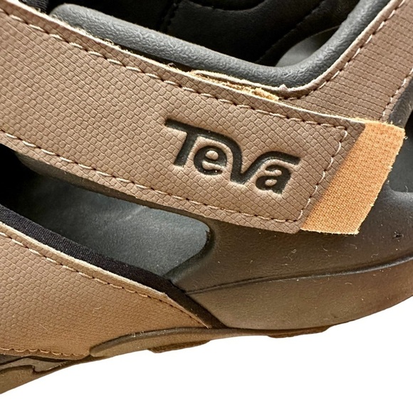 Teva Flintwood Closed Toe Water Hiking Outdoor Sandals Brown Mens Size 10 - Picture 4 of 9